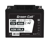 Green Cell Cube AGM VRLA IP54 12V 40Ah - 1364806 - zdjęcie 4